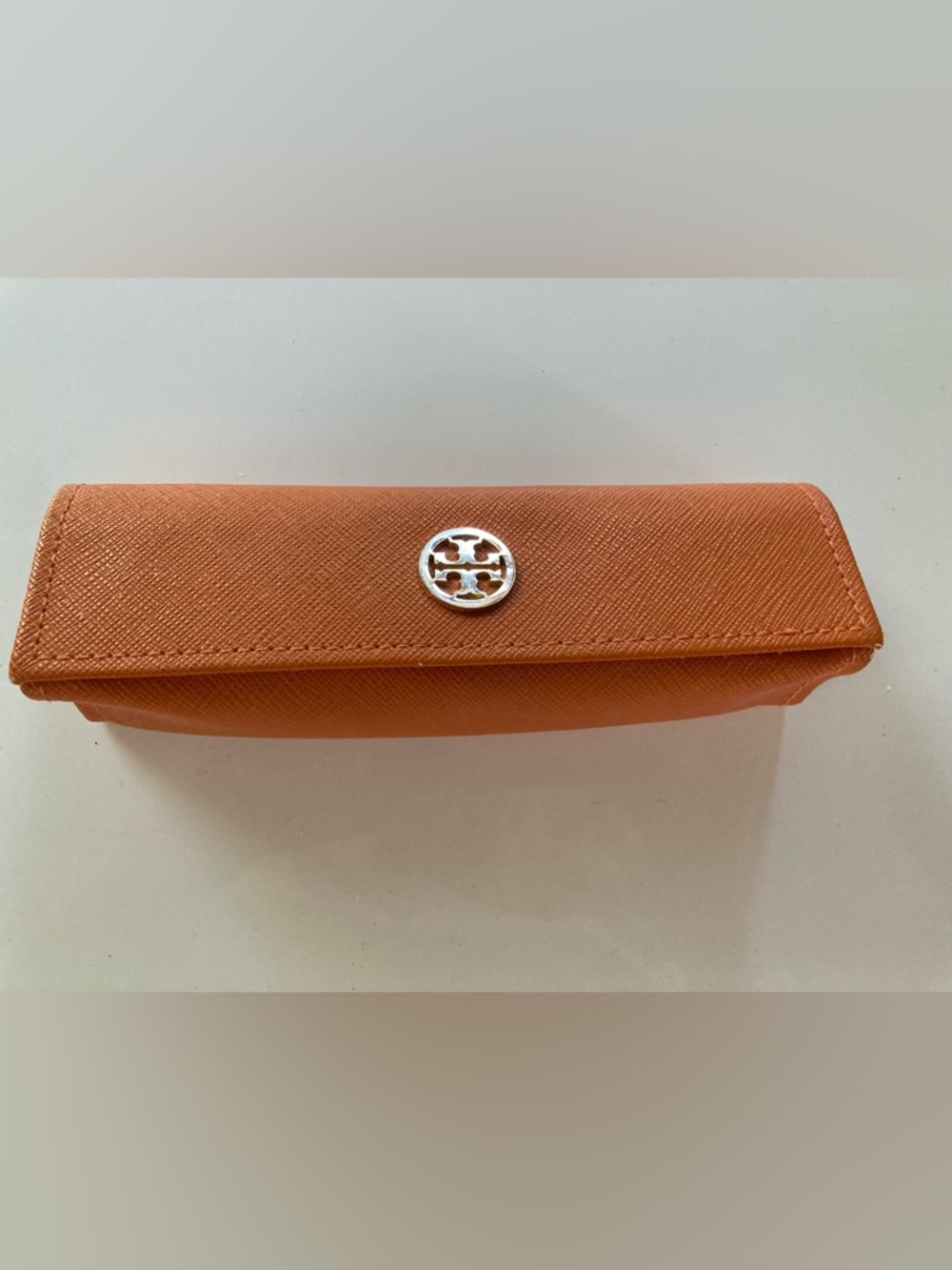 Tory Burch leather eyeglass case
